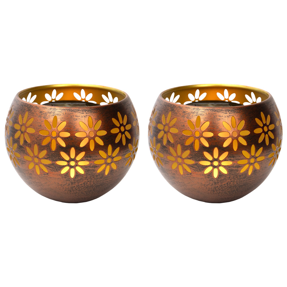 Solar Fire Bowl Mini Bronze Copper - 2 Pack